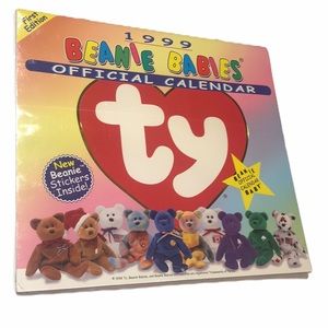 New Sealed 1st Ed 1999 Beanie Babies Calendar